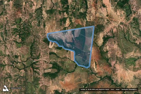 Imagem de satélite de FAZENDA SANTO ANTÔNIO DO ROÇADO - 001 em Bonfinópolis de Minas - MG
