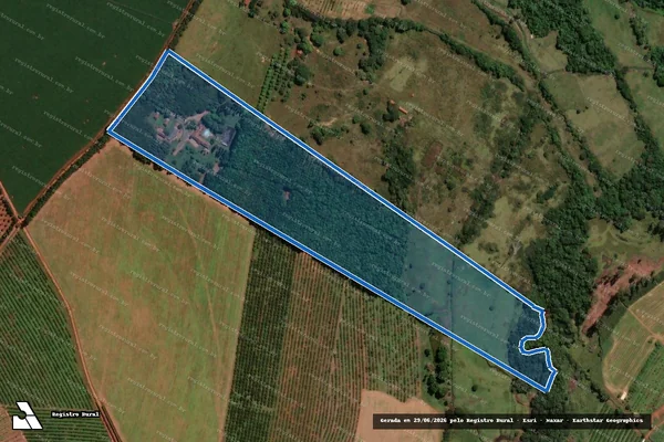 Imagem de satélite de Sítio Paraíso - PARTE 1 em Mogi Mirim - SP