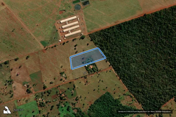 Imagem de satélite de Estancia Perseverança - GLEBA02 em Sidrolândia - MS