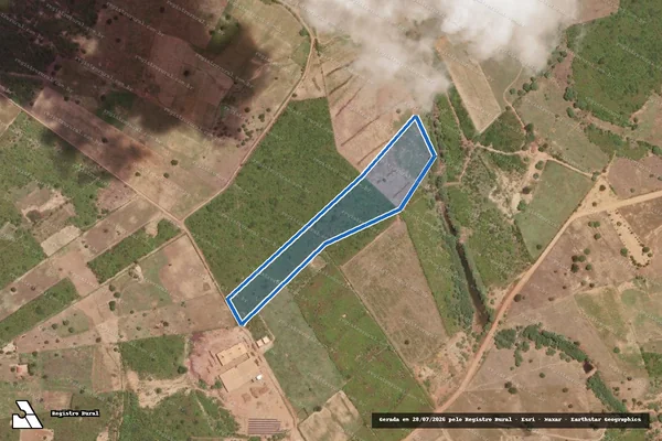 Imagem de satélite de SÍTIO POÇO DA UMBURANA - PARTE 1 - FAZENDA CACHOEIRA DO ROBERTO - Parte 5 em Afrânio - PE