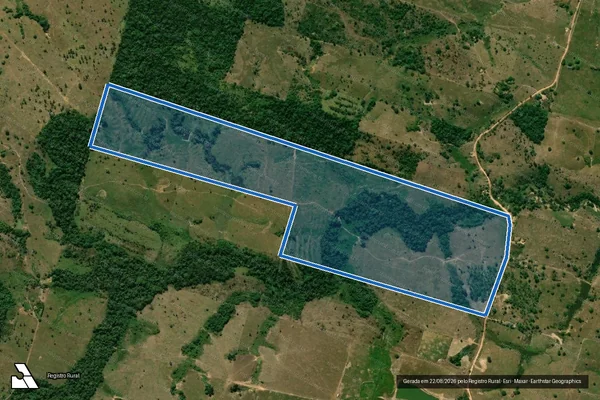 Imagem de satélite de Lote 52 - Lote 52 da Gleba 25-A ? PICOP em Vale do Paraíso - RO