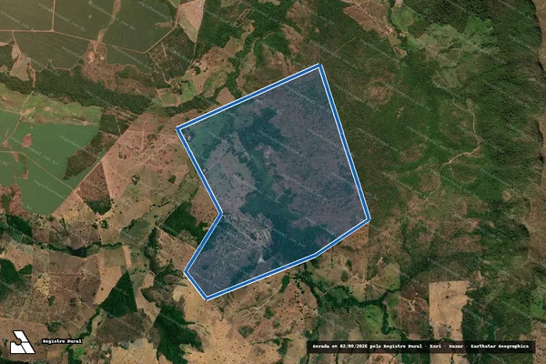 Imagem de satélite de Fazenda Santa Rosa, Lote 16 do Loteamento Mangues, Gl C em Porto Nacional - TO