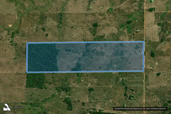 Imagem de satélite de SITIO TRÊS IRMÃOS 3 - Parte 1 em Ourilândia do Norte - PA