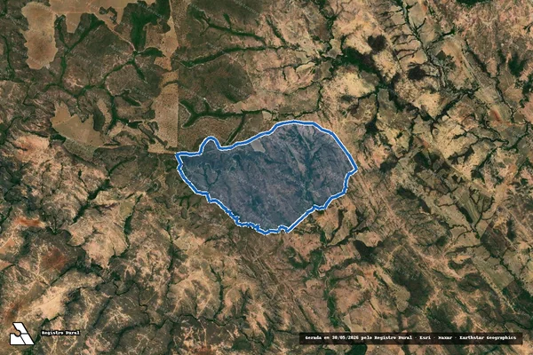 Imagem de satélite de FAZENDA BURITI GROSSO E GENIPAPEIRO - Gleba 02 em Bonfinópolis de Minas - MG