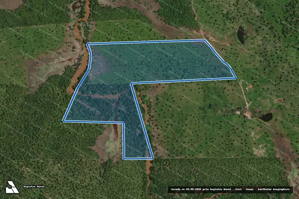 Imagem de satélite de FAZENDA DONA VANDA - PARTE 02 em Peritoró - MA