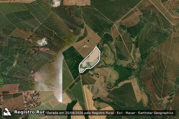 Imagem de satélite de Sítio Monte Alegre e Mira Flor - PARTE 1 em Franca - SP