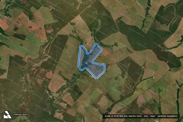 Imagem de satélite de FAZENDA RADAR I - Gleba B em Paranaíba - MS
