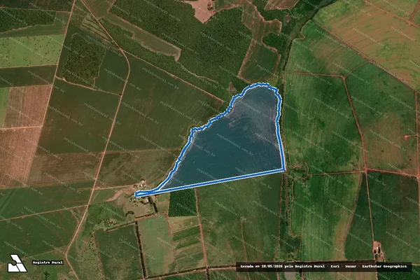 Imagem de satélite de Fazenda Três Irmãos - Parte 1 em Amambai - MS