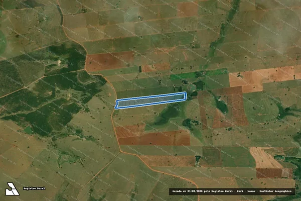 Imagem de satélite de ESTÂNCIA MICHELLI - Parcela 1 em Ribeirão dos Índios - SP