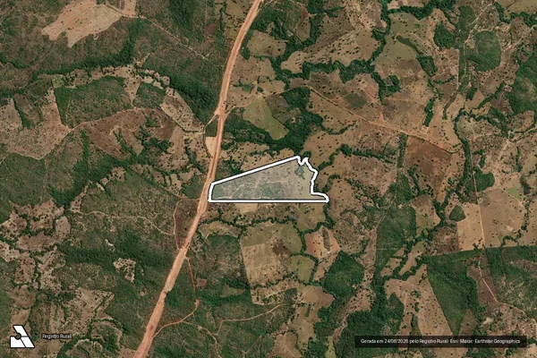 Imagem de satélite de Fazenda Jacaré ou Lages - PARTE 1 em Mara Rosa - GO