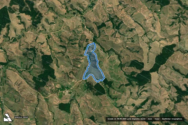 Imagem de satélite de Fazenda Varginha GLEBA ?B? - Área desmembrada 09 em Areias - SP