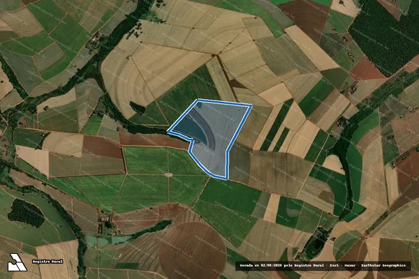 Imagem de satélite de Fazenda Fortaleza em Bebedouro - SP