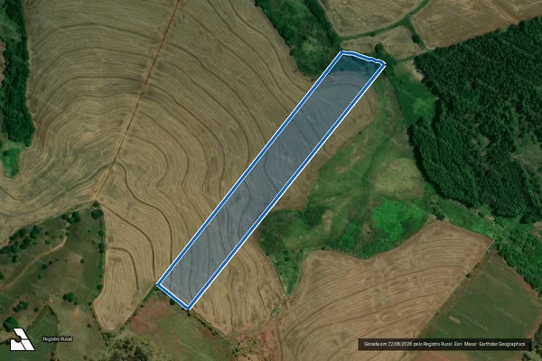 Imagem de satélite de SITIO SÃO FRANCISCO - Parte 1 em Leópolis - PR