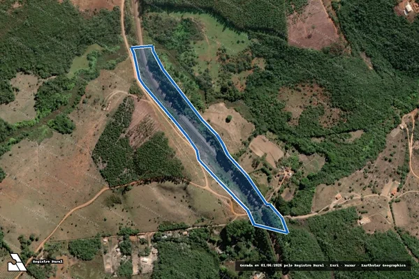 Imagem de satélite de Estrada de Ferro Vitória a Minas ? Gleba 04B - Gleba 04B em Catas Altas - MG