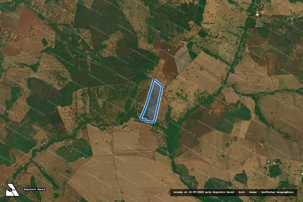 Imagem de satélite de FAZENDA DOURADOS - Parte 2 em Professor Jamil - GO