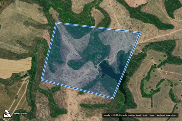 Imagem de satélite de FAZENDA ESPERANÇA - Parte 1 em Nossa Senhora da Glória - SE
