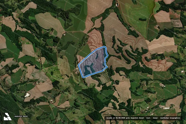 Imagem de satélite de Lote 42B da Gleba 81-FB - Lote 42B da Gleba 81-FB em Salto do Lontra - PR