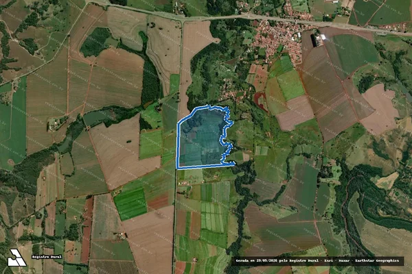 Imagem de satélite de Sitio Bela Vista - PARTE 7 em Angatuba - SP