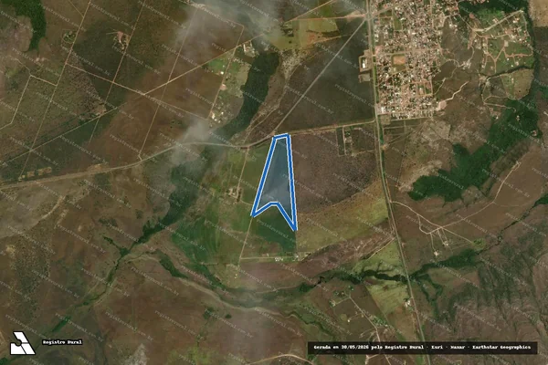 Imagem de satélite de Fazenda Dois Irmãos - Desmembrada 01 em Alto Paraíso de Goiás - GO