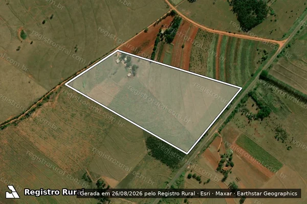 Imagem de satélite de ASS. EST. SANTA CARMEM - PA0047S00Q00L036 em Mirante do Paranapanema - SP
