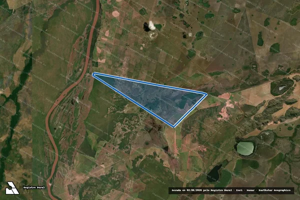 Imagem de satélite de Fazenda Santa Rosa I - Parte 1 em Cocalinho - MT