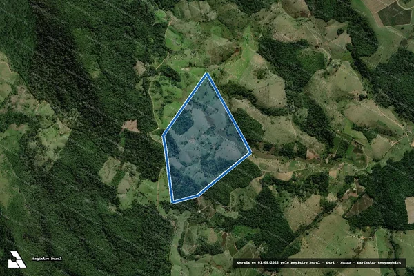 Imagem de satélite de FAZENDA PATRICIA - GLEBA A em Prado - BA