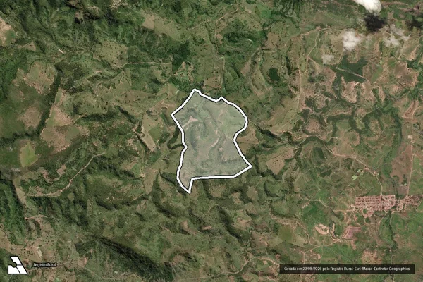 Imagem de satélite de FAZENDA VALE SAGRADO - Parte 2 em Rio do Prado - MG