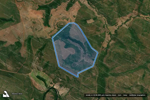 Imagem de satélite de LOTE 51-A e 54, LOTEAMENTO PALMEIRAS - LOTES 51-A e 54, LOTEAMENTO PALMEIRAS em Ponte Alta do Tocantins - TO