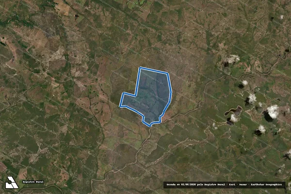 Imagem de satélite de FAZENDA OLHO D ÁGUA DE PEDRA - 001 em Almas - TO