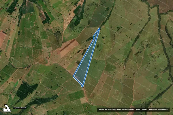 Imagem de satélite de Lote Rural n° 137, da Gleba PINDORAMA - Parte 1 em Xambrê - PR