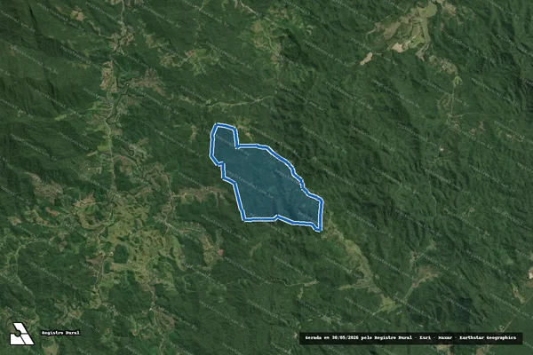 Imagem de satélite de Fazenda Colônia Velha - Gleba B em Cananéia - SP