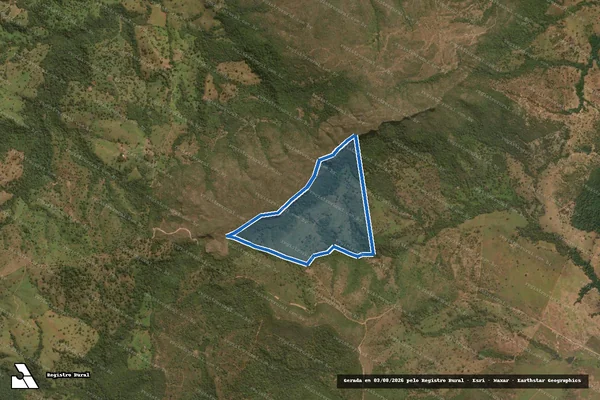 Imagem de satélite de FAZENDA ENGENHO BARROSO - 001 em Uruaçu - GO