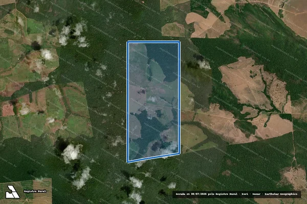 Imagem de satélite de Fazenda Pantera I - Parte 1 em Nova Canaã do Norte - MT