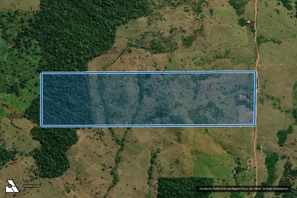 Imagem de satélite de LOTE 05 ? GLEBA/LOTE 01 ? SETOR 03 - Parte 1 em Espigão D'Oeste - RO