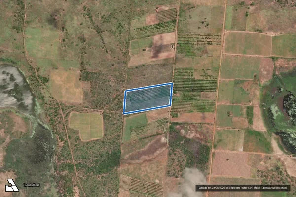 Imagem de satélite de Fazenda Cachoeirinha III - Lote 33 em Sento Sé - BA