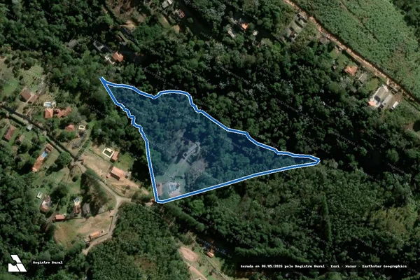Imagem de satélite de Recanto Lira - Parte 1 em Franco da Rocha - SP