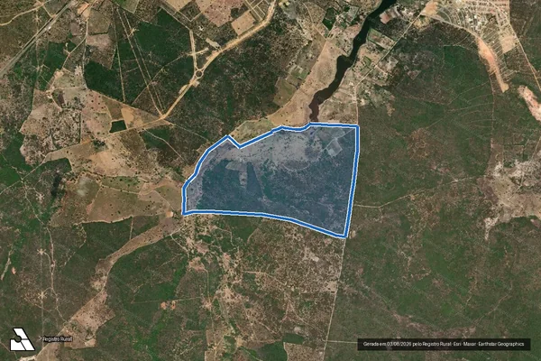 Imagem de satélite de FAZENDA BARRINHA - Parte 1 em Poções - BA