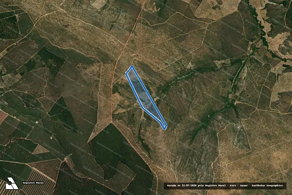 Imagem de satélite de Fazenda Boa Vista  - Parte 1 em Vargem Grande do Rio Pardo - MG