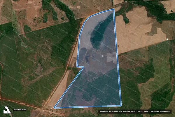 Imagem de satélite de FAZENDA JUMBO em Pium - TO