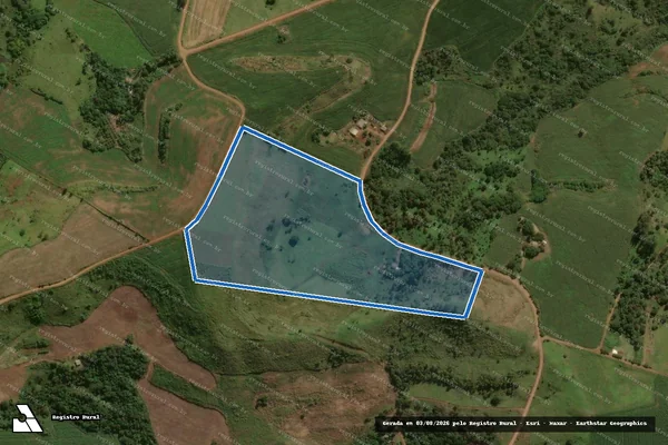 Imagem de satélite de Lote 385 ? PA 8 de Abril - Lote 385-1 em Jardim Alegre - PR