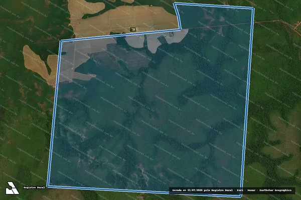 Imagem de satélite de Fazenda Mataria I / Parte 1 em Vila Rica - MT