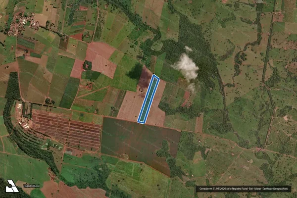 Imagem de satélite de P A TRIÂNGULO – LOTE 06 / Parte 2