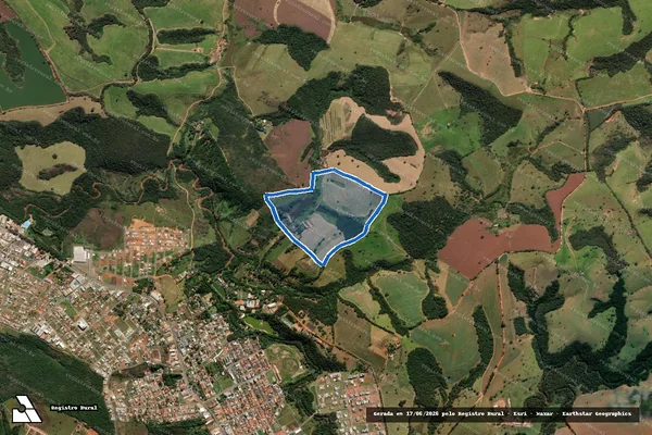 Imagem de satélite de FAZENDA SÃO JORGE - Parte 1 em Três Corações - MG