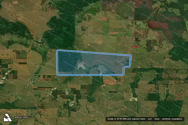 Imagem de satélite de LOTE 57 GLEBA 03, CORUMBIARA SETOR PARECIS - LOTE 57 GLEBA 03, CORUMBIARA SETOR PARECIS em Alto Alegre dos Parecis - RO