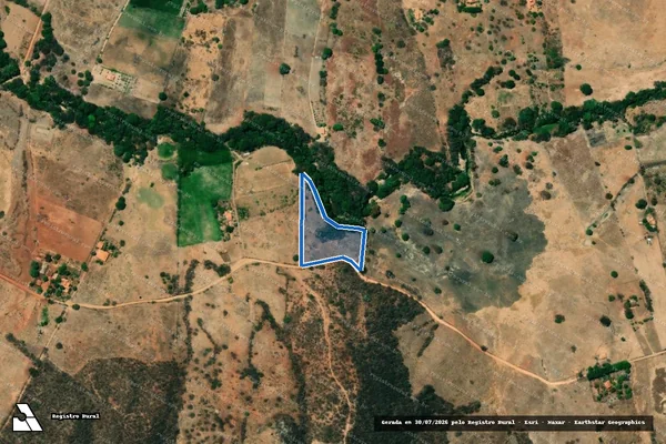 Imagem de satélite de Fazenda Caborges - Parte 1 em Serranópolis de Minas - MG