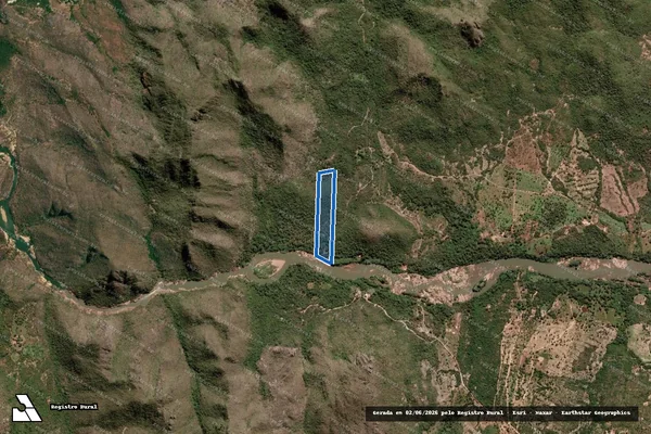 Imagem de satélite de Fazenda Morumbi - Gleba 05 - Gleba 01 em Monte Alegre de Goiás - GO