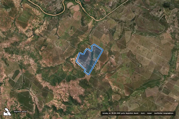 Imagem de satélite de FAZENDA SÃO JOÃO DO BOQUEIRÃO - 001 em Riachinho - MG