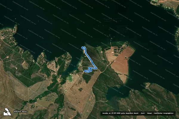 Imagem de satélite de FAZENDA SÃO JOSÉ OU SUCURI GLEBA C - AREA B em Rifaina - SP