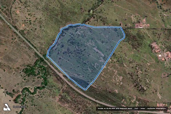 Imagem de satélite de FAZENDA SOCORRO - Parte 1 em Santa Bárbara - BA