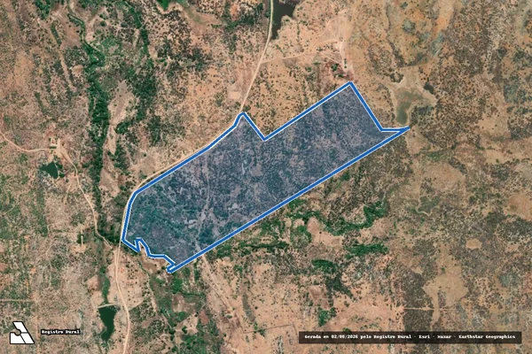 Imagem de satélite de FAZ. ESPIRITO SANTO - Parte 3 em Independência - CE